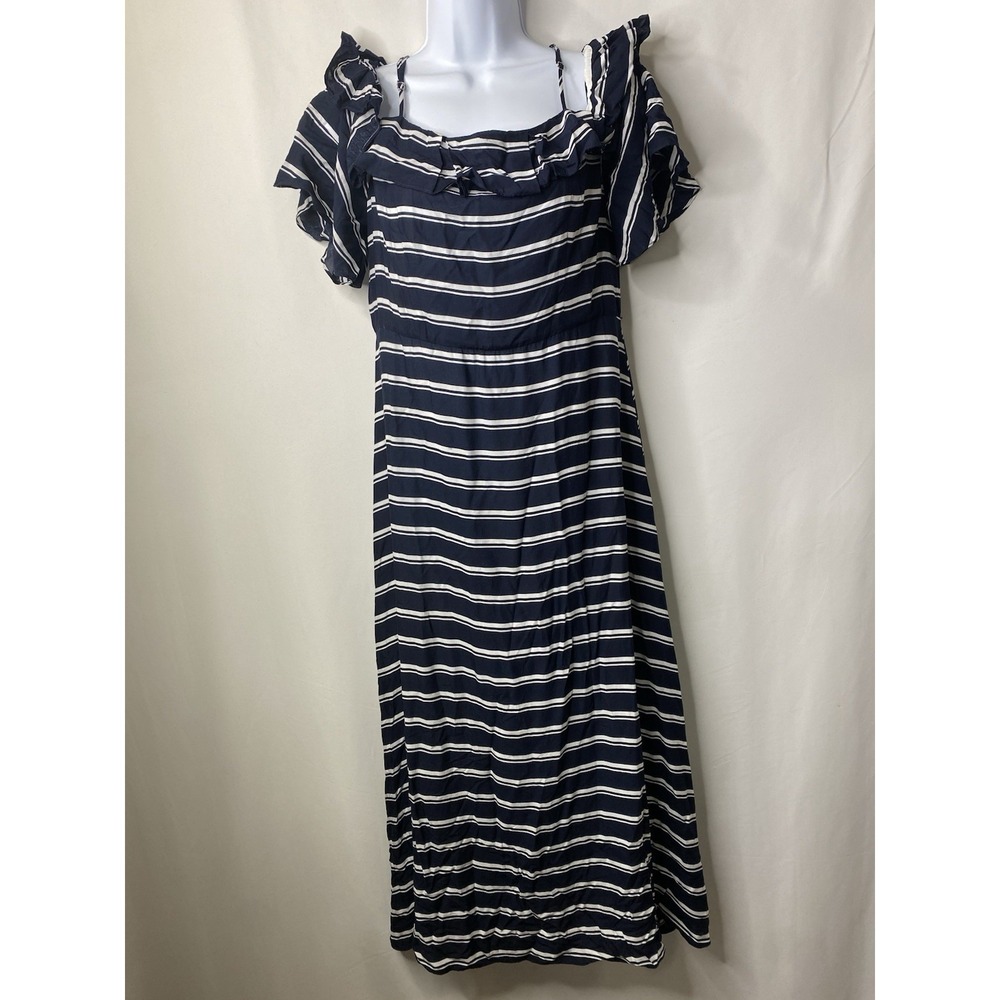 H by Halston Womens Off Shoulder Dress Size 10 Wedding Guest American Preppy Y2K